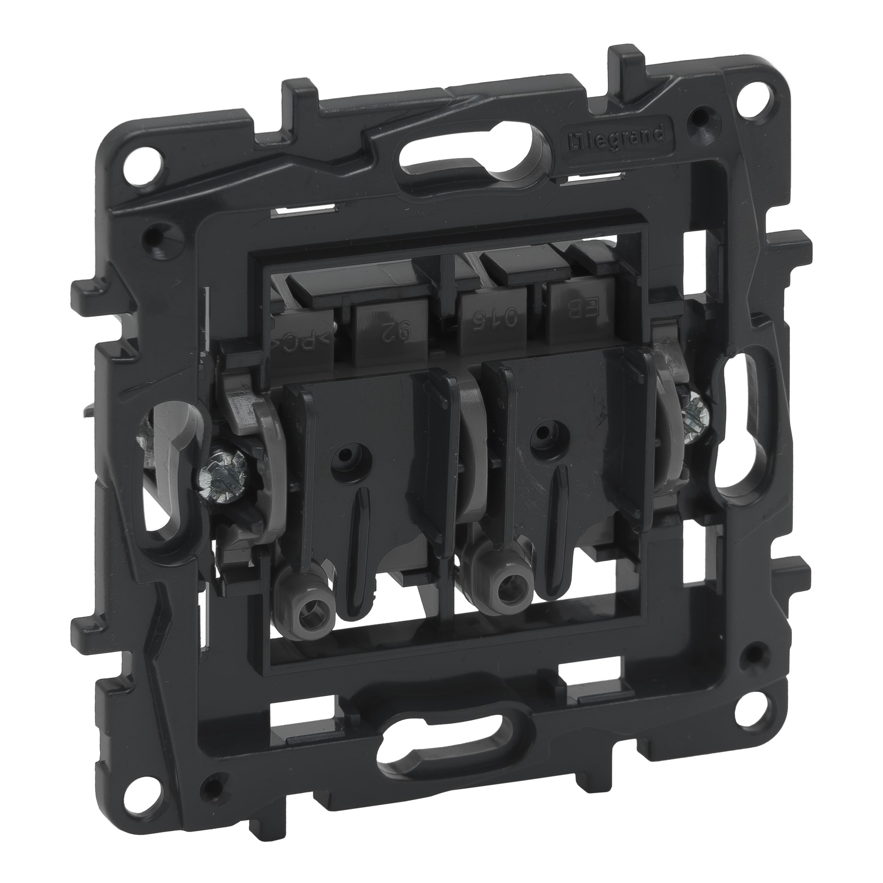 Interruptor doble Niloé Step - 10AX - 250V~ Interruptor doble Niloé Step - 10AX - 250V~